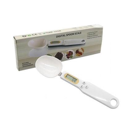 Balanza Cuchara Digital 0.01 A 500g A Pilas Blanco