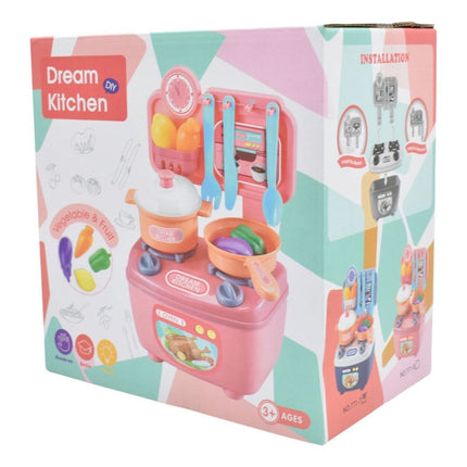 Mini Cocina Con Accesorios 28x18x10cm.
