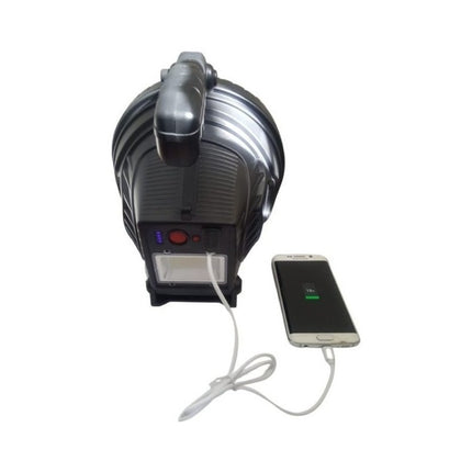 Linterna Largo Alcance Alta Potencia Recargable Reflector Lu Negro
