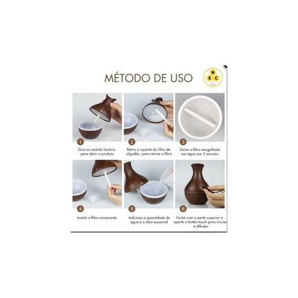 Difusor Aceites  Electrico Ultrasonico Humidificad Aroma N/a