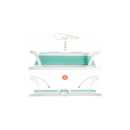 Bañera/bañito Plegable Para Bebés Baño  Rosado / Celeste