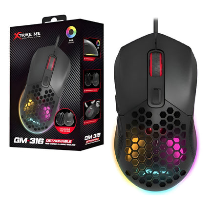 Mouse Gamer Xtrike Cableado Me Gm-316 Rgb Negro Negro