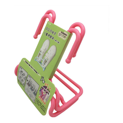 Organizador De Zapatos De Plástico X2 Estilo Percha Varios