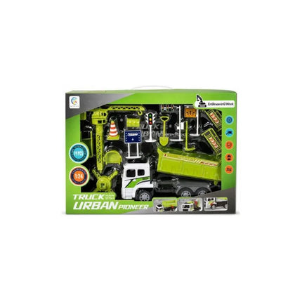 Camión De Construcción Con Accesorios Verde Ty372941a Verde