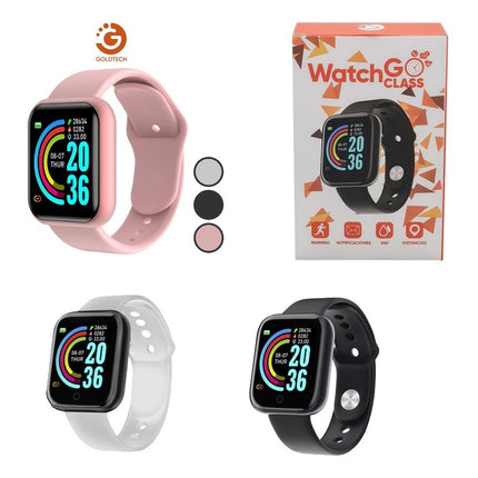 Reloj Smartwatch Watchgo Class Goldtech Varios