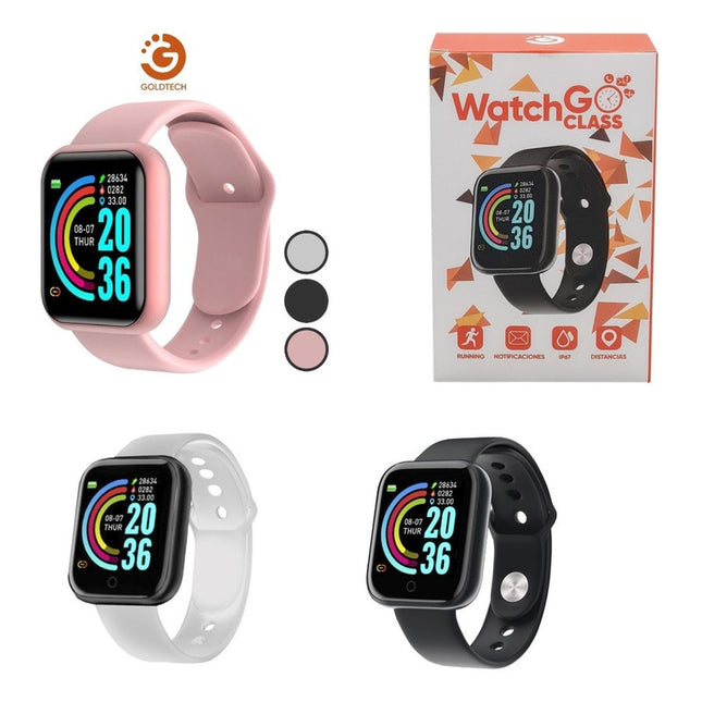 Reloj Smartwatch Watchgo Class Goldtech Varios