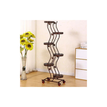 Macetero Porta Macetas 5 Niveles En Metal V V