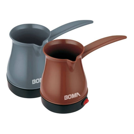 Cafetera Electrica 500ml Boma Express Calentador Mano Cafe Marrón