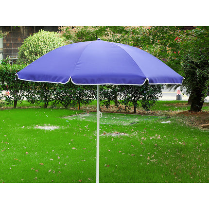 Sombrilla Playa-jardín Grande 1.80m  Azul +soporte Arena Azul