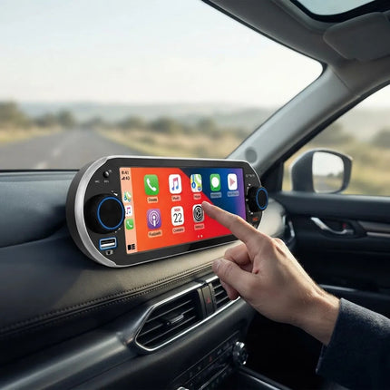 Pantalla Táctil 6.8'' Apple Carplay Y Android Auto 6283w Negro