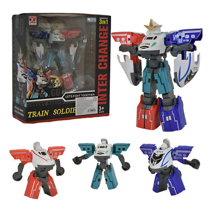 Robot Transformer 3 En 1 - 20 Cm X