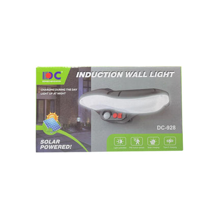 Luz Solar Modelo Induction Wall Negro