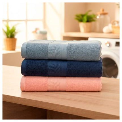 Toallas De Baño 140x67cm Colores Surtidos Lh-4930 Varios
