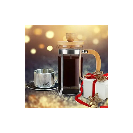 Cafetera Prensa Francesa Bambu Y Acero 1000ml Bamboo