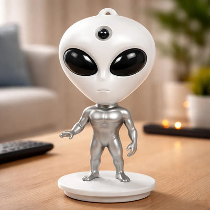 Lampara Alien Led Proyector De Galaxias Con Parlante Gris