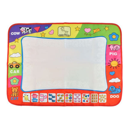 Pizarra Pizarron Flexible De Tela Lavable Para Niños 80x60