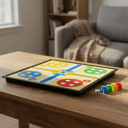 Juego De Mesa Ludo Magnético Plegable 18x18cm Ty372832a