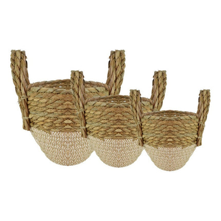 Cestas Tejidas De Ratán X3 Unidades Chw02449 V