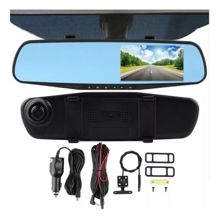 Espejo Retrovisor Con Camara Trasera Auto Hd H06s