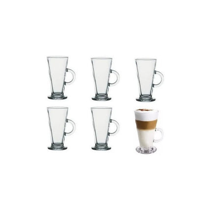 Tazas  Para Cappuccino Capuchino X6 De 285 Ml En Caja  Agua