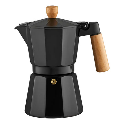 Cafetera Manual Italiana Cafeteira Italiana Negro Negro
