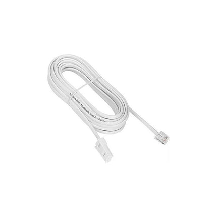 Cable De Linea Telefonica Para Casa Y Oficina 10 Metros