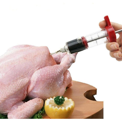 Jeringa Inyector De Salsas Adobos Condimentos Marinar Carnes