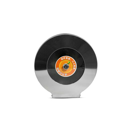 Porta Rollo Metalico Con Llave Para Papel Gris