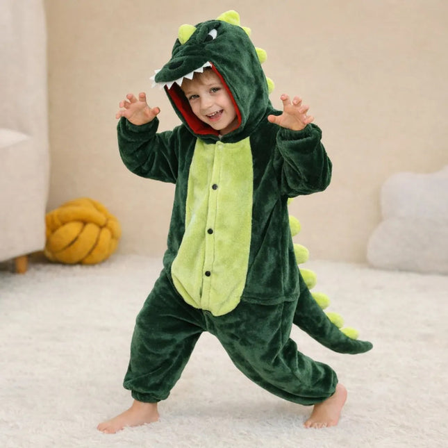 Pijama Polar Disfraz Infantil Varios Modelos Verde S