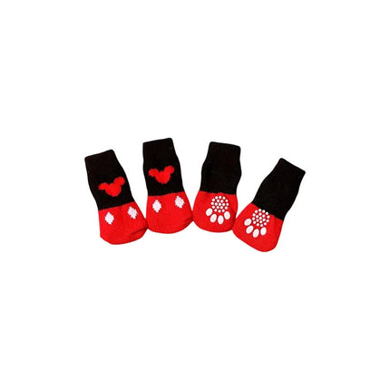 Medias Anti Deslizantes Perros Gatos - Talle L V