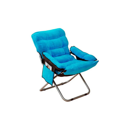Silla Reclinable Plegable Acolchonada Con Bolsillo Lateral V