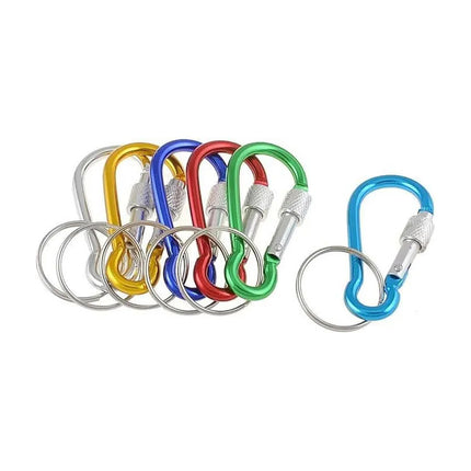 Llavero Con Mosqueton Y Seguro X 12pcs -b3177 7cm V