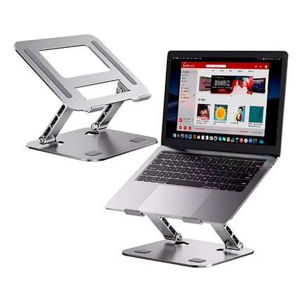Soporte Regulable Para Notebook 26x21,5cm Gris Gris