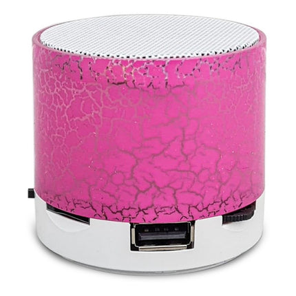 Parlante Portable Cilindrico C/bluetooth  Craquelado  Varios