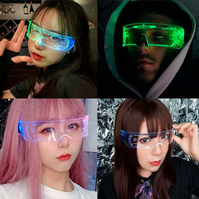 Lentes Gafas Con Luz Led Para Fietas (jtled016) V