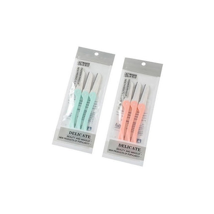 Perfilador Depilador De Cejas Y Rostro X 3 Unidades N/a