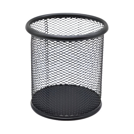 Portalapices Metalico Redondo Para Escritorio 9x9.5cm.