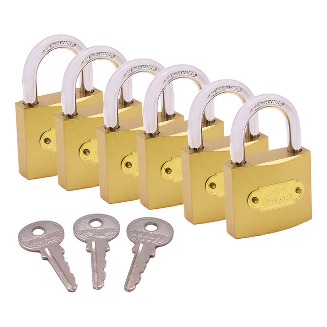Candado 50 Mm 3 Lalves Broce Dorado