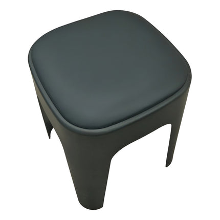 Banqueta De Plástico Con Asiento Acolchado V