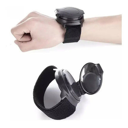 Espejo Retrovisor De Bicicleta Para Muñeca Mano Ciclismo  Negro