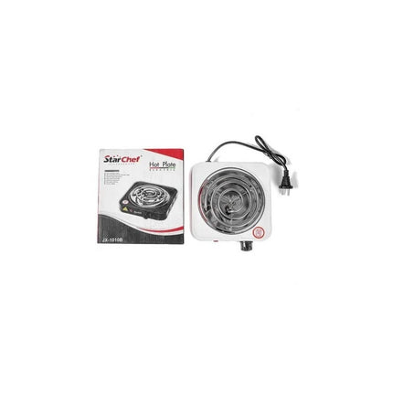 Anafe Eléctrico De 1 Hornalla Con Espiral 1000w Potencia Blanco
