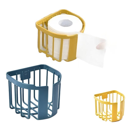 Porta Rollo Papel Higiénico Con Adhesivo Pared Baño