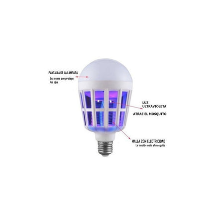 Lampara Led 2 En 1 Mata Insectos