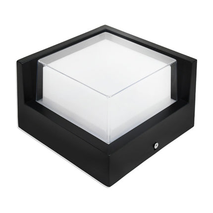 Aplique Led Negro Cuadrado 12w Lh-3478 X