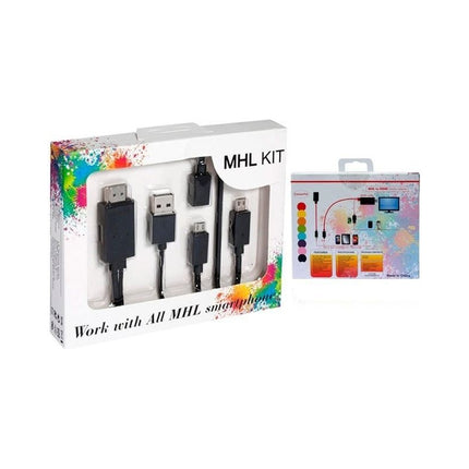 Cable Mhl De Celular A Televisor Led (54325) Negro