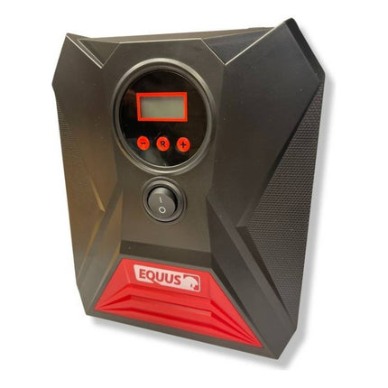 Compresor Inflador De Neumáticos Digital 12v Equus Negro