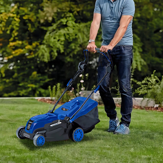 Cortadora De Césped Enxuta Cceenx4038 1600w Con Bolsa Recolectora Ancho De Corte 38cm