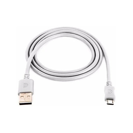 Cable De Carga/datos - Micro Usb V8. 3 Metros De Largo Blanco
