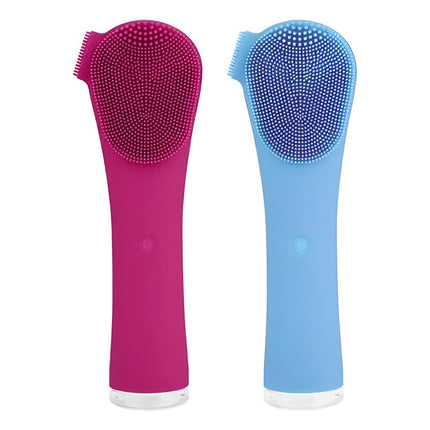 Masajeador Limpiador Cepillo Facial Cutis Nariz Maquillaje  Rosa Y Azul