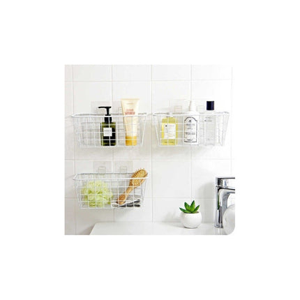 Canasto Organizador Adhesivo Metal Cocina Baño  N/a